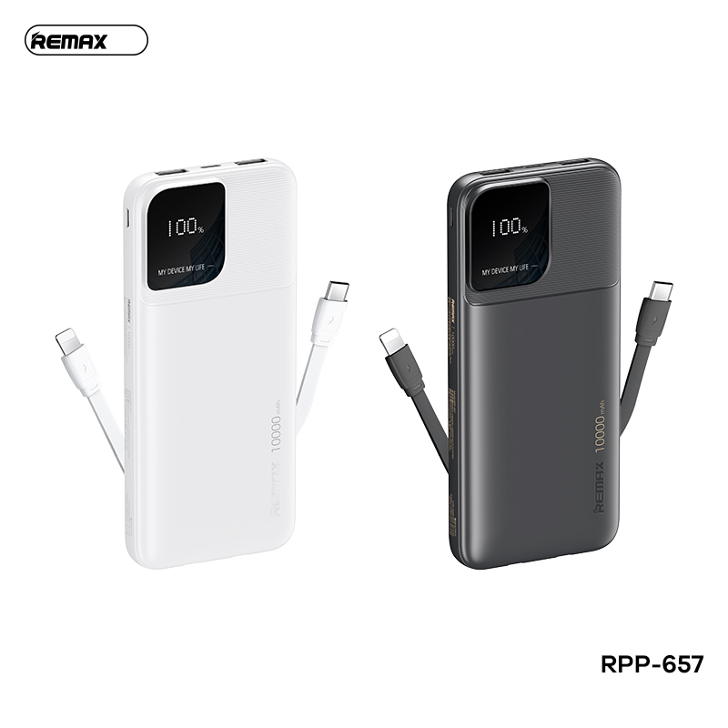 [SE155]Pin sạc dự phòng Remax RPP-657 10000mAh 2.4A