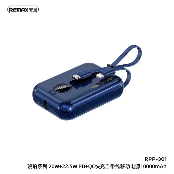 [SE280] Sạc Dự Phòng Sạc Nhanh Remax RPP-301 20W + 22.5W PD + QC  10000mAh