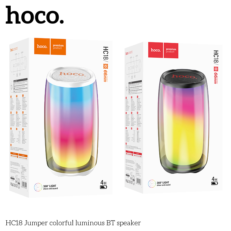 [SE420]Loa Bluetooth V5.3 hoco HC18 2400mAh FM/TF/USB/AUX/TWS