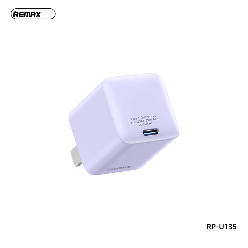 [SE88]Cốc sạc nhanh cổng Type C Remax RP-U135 PD 20W