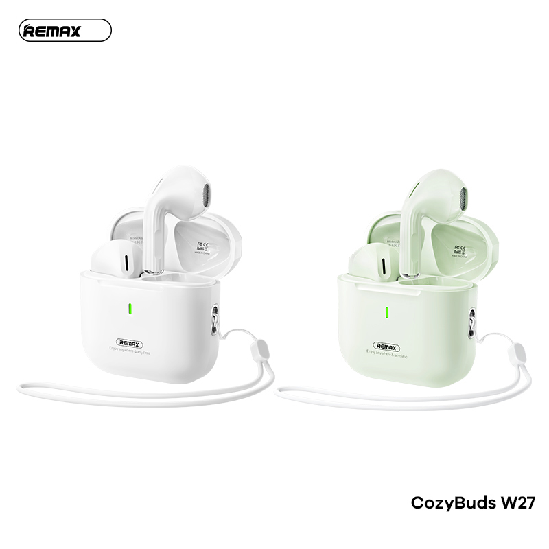 [SE140] TAI NGHE TRUE WIRELESS REMAX COZYBUDS W27 BLUETOOTH V5.4 25MAH/250MAH