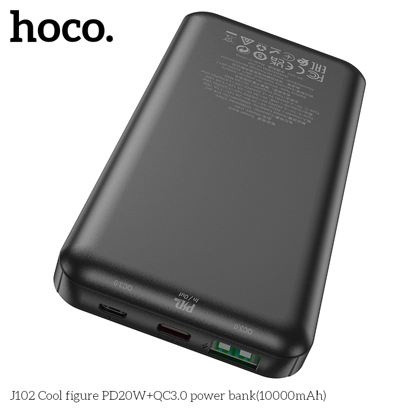 [SE170]Pin sạc dự phòng J102 10000mAh QC3.0 + PD20W