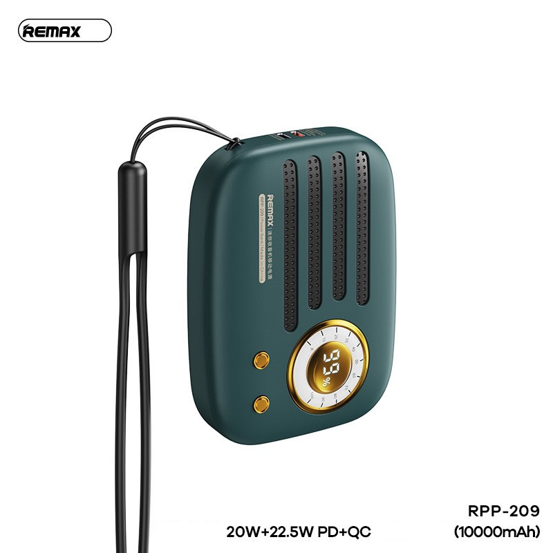 [SE280]Pin Sạc Dự Phòng Sạc Nhanh 22.5W Remax Rpp-209 10.000Mah