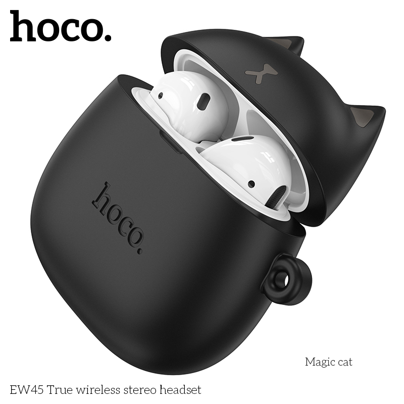 [SE172]Tai Nghe Bluetooth Hoco EW45 TWS Cute Cat Hình Mèo V5.3 Pin 4h Cực Hay