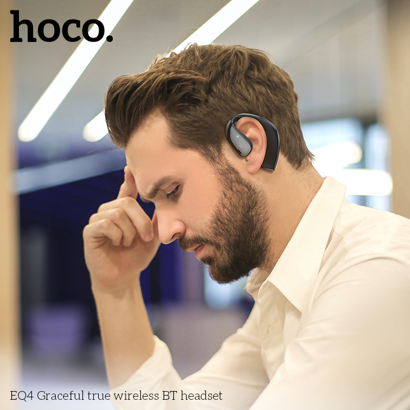 [SE262]Tai nghe Bluetooth True Wireless V5.3 Hoco EQ4 110mAh/500mAh