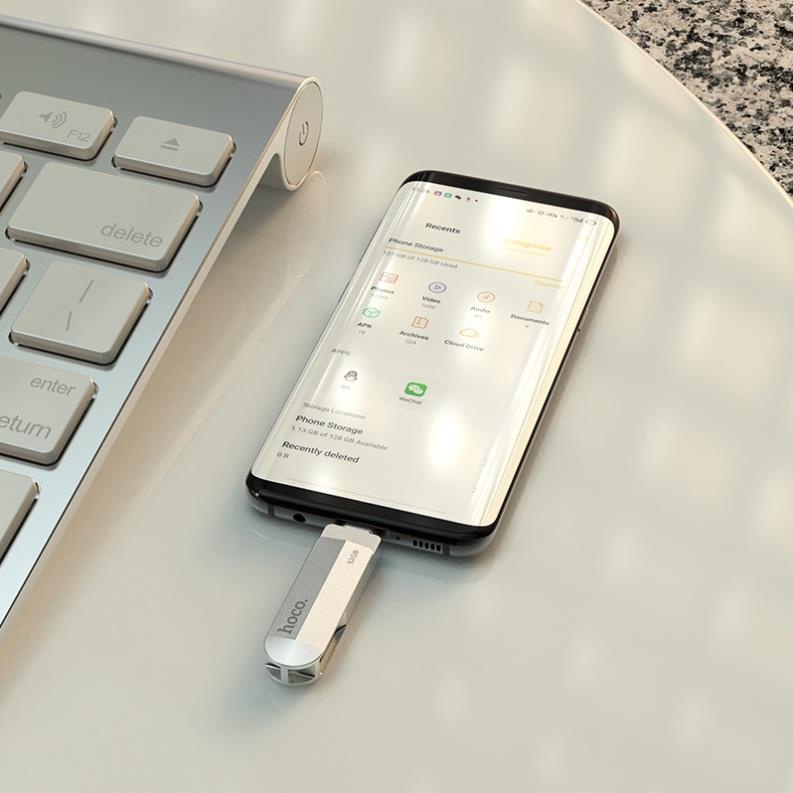 [SE121][16G]USB 3.0 OTG Hoco UD10 Wise 16GB cổng TypeC và USB 3.0