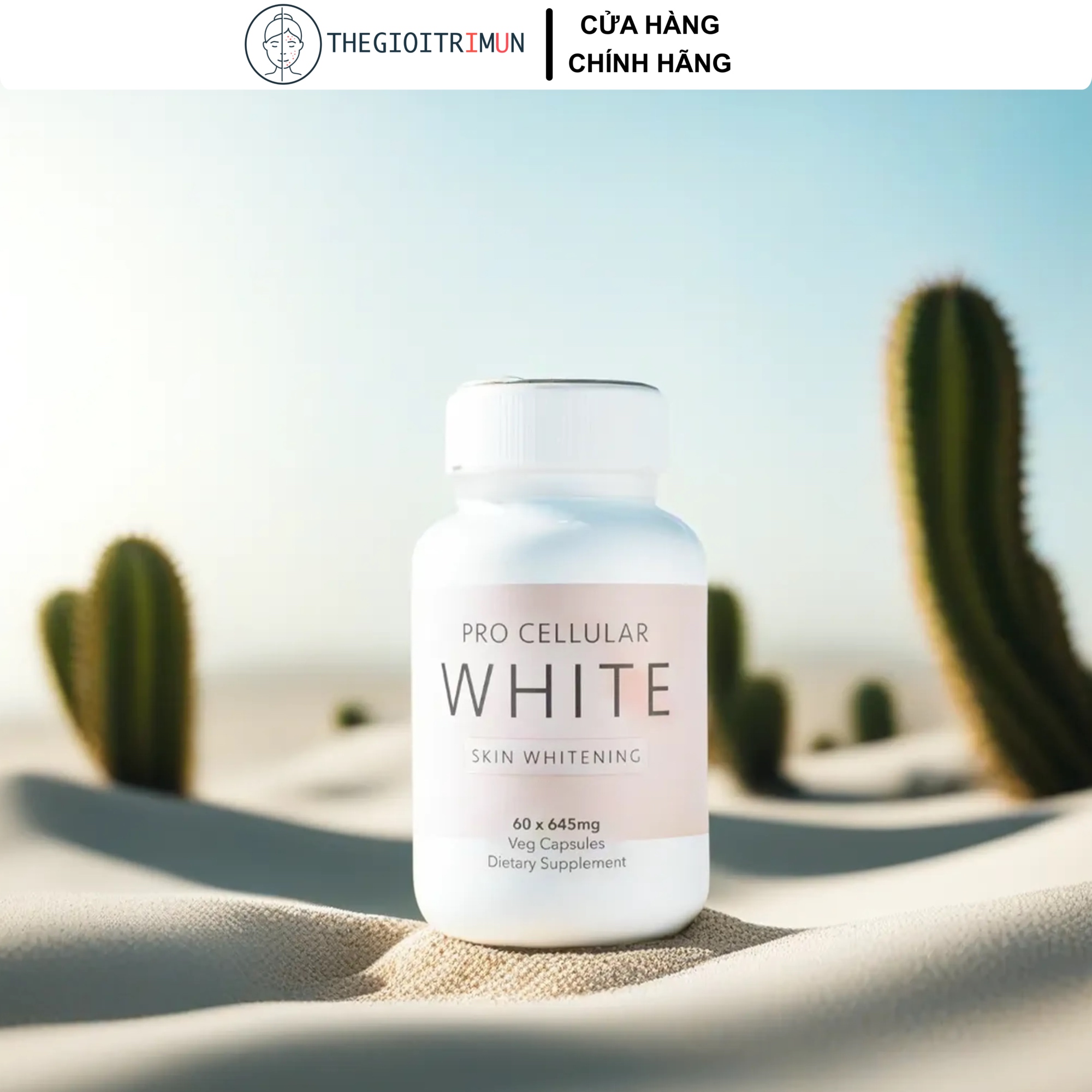 Viên uống sáng da Deep Blue Health PRO CELLULAR WHITE 60 viên