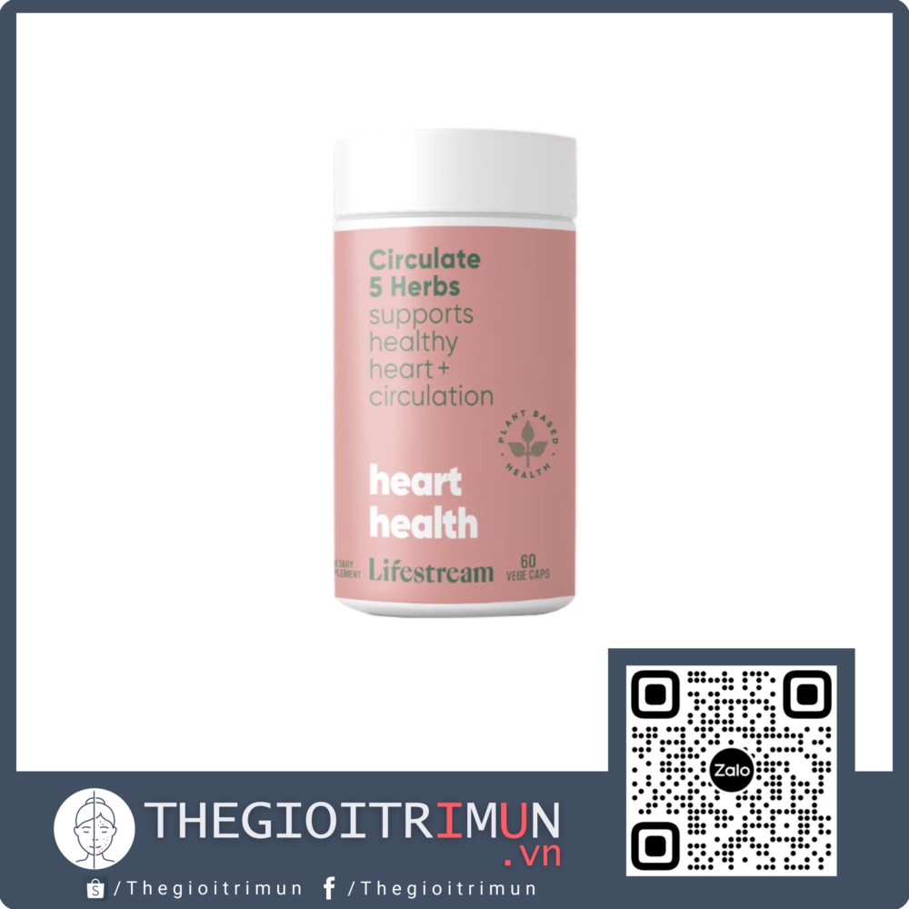 Viên uống tăng cường tuần hoàn máu Lifestream High Potency Circulate (30 viên)