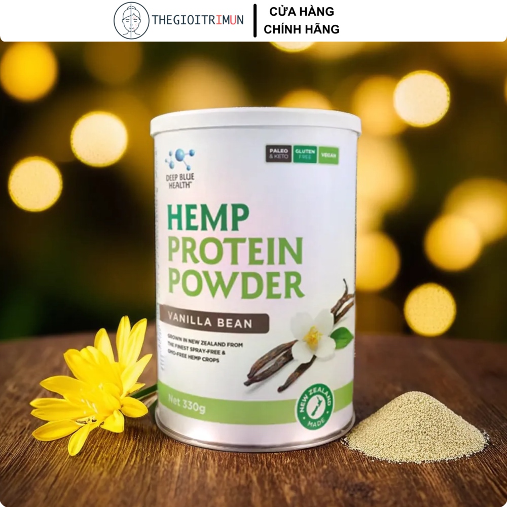 Bột đạm protein gai dầu Deep Blue Health Hemp Protein Powder (330gr)