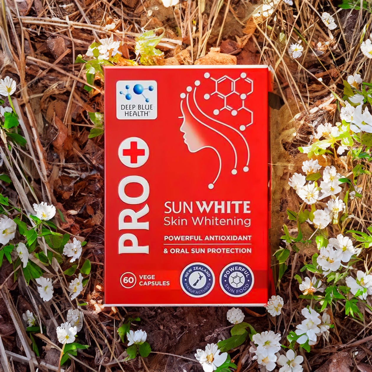 Viên uống chống nắng, trắng da Pro SunWhite Deep Blue Health (60 Viên)
