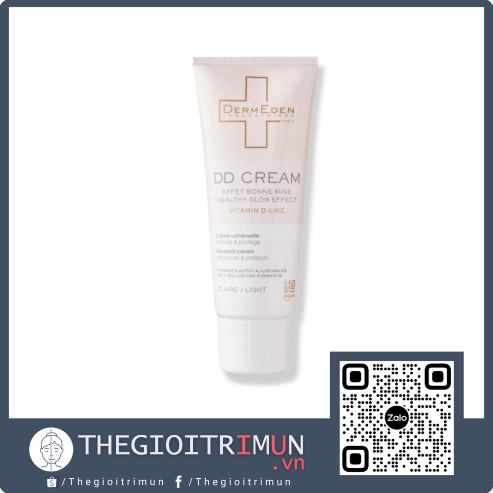 Kem chống nắng Vitamin D DermEden DD Cream SPF50 (50ml)