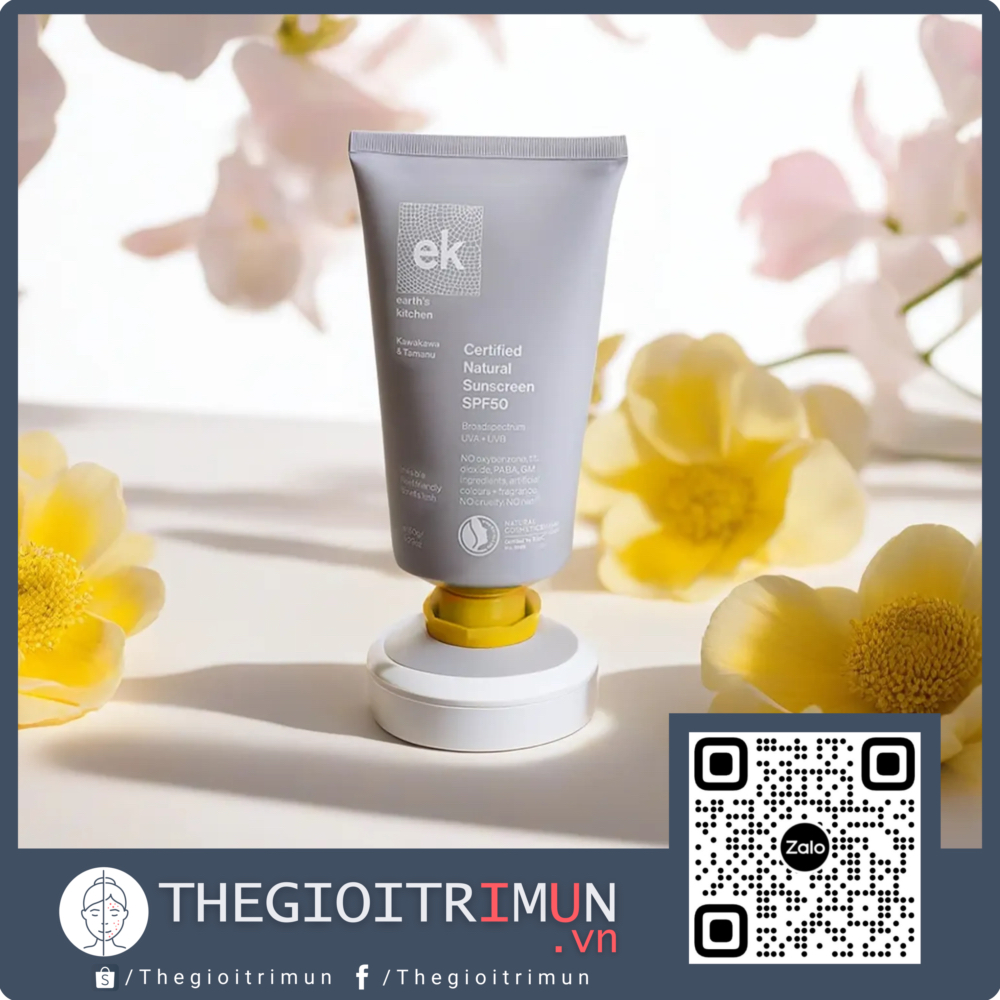 Kem chống nắng hữu cơ EK Kawakawa Sunscreen SPF50 150g