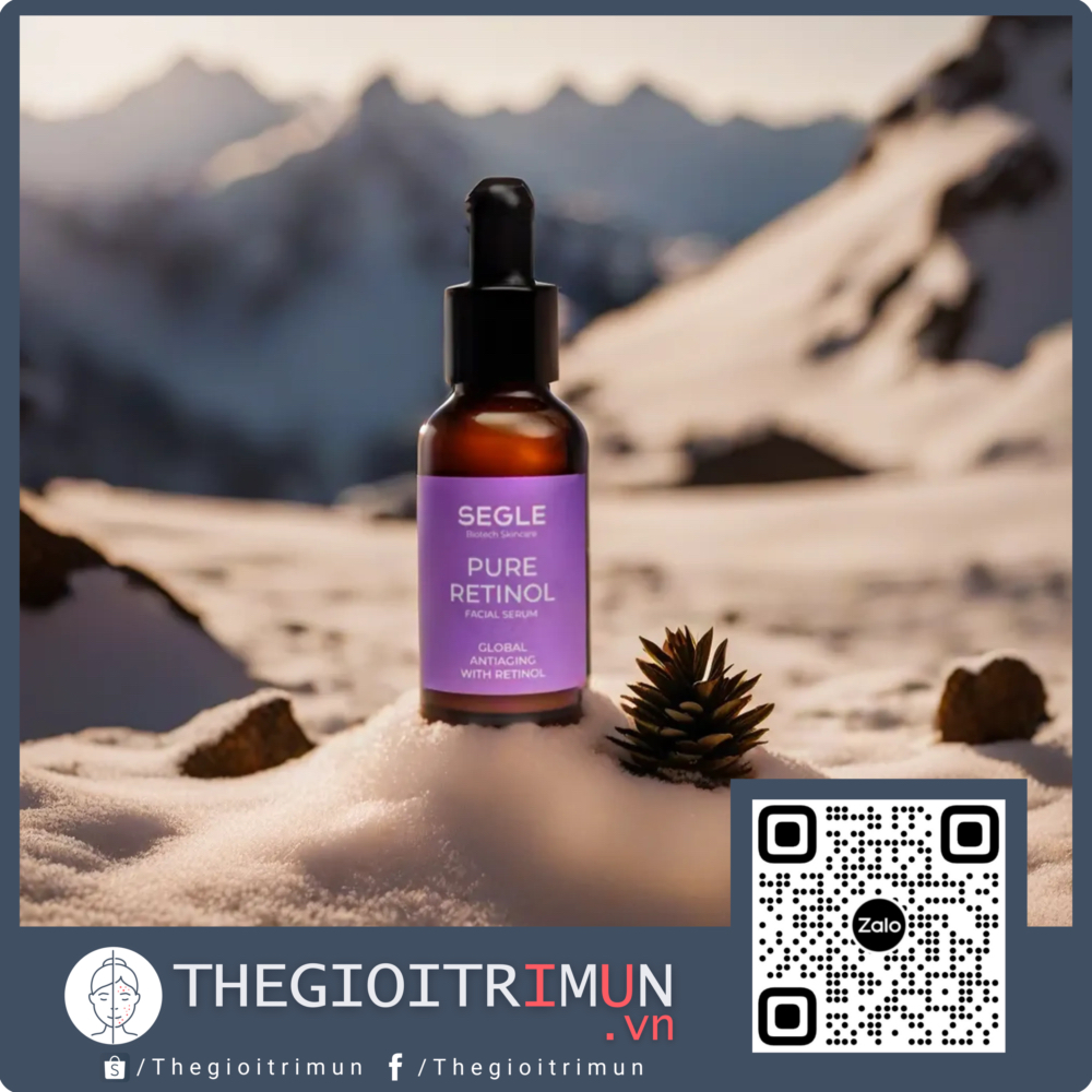 Pure Retinol Serum - Serum Retinol Tinh Khiết Tái Tạo Da Sau Mụn Và Ngăn Ngừa Các Dấu Hiệu Lão Hóa
