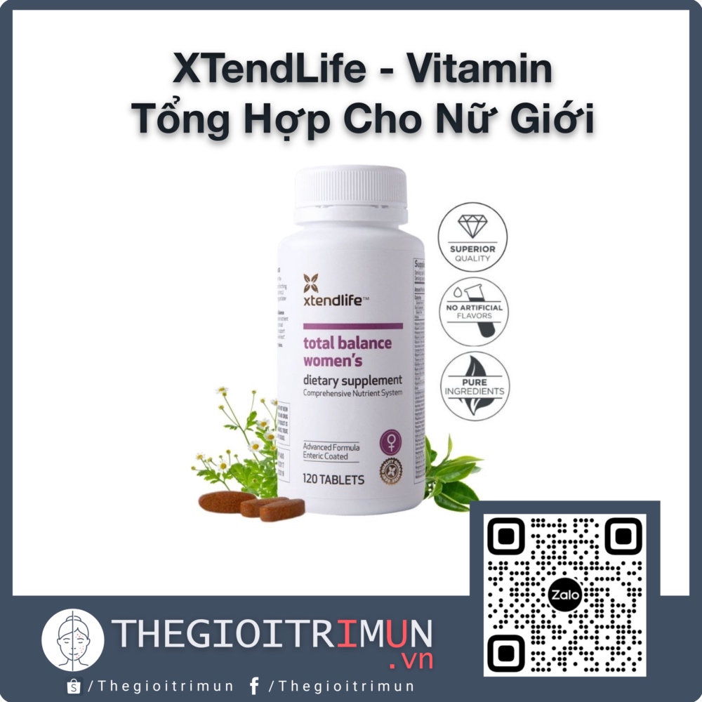 Viên Uống Vitamin Tổng Hợp Cho Phụ Nữ Xtend-Life Total Balance Women’s
