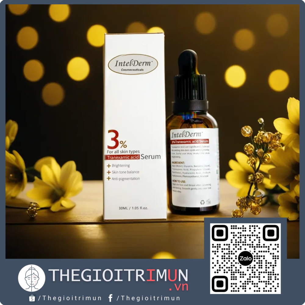 Serum IntelDerm Tranexamic Acid 3% + Niacinamide 10% 30ml