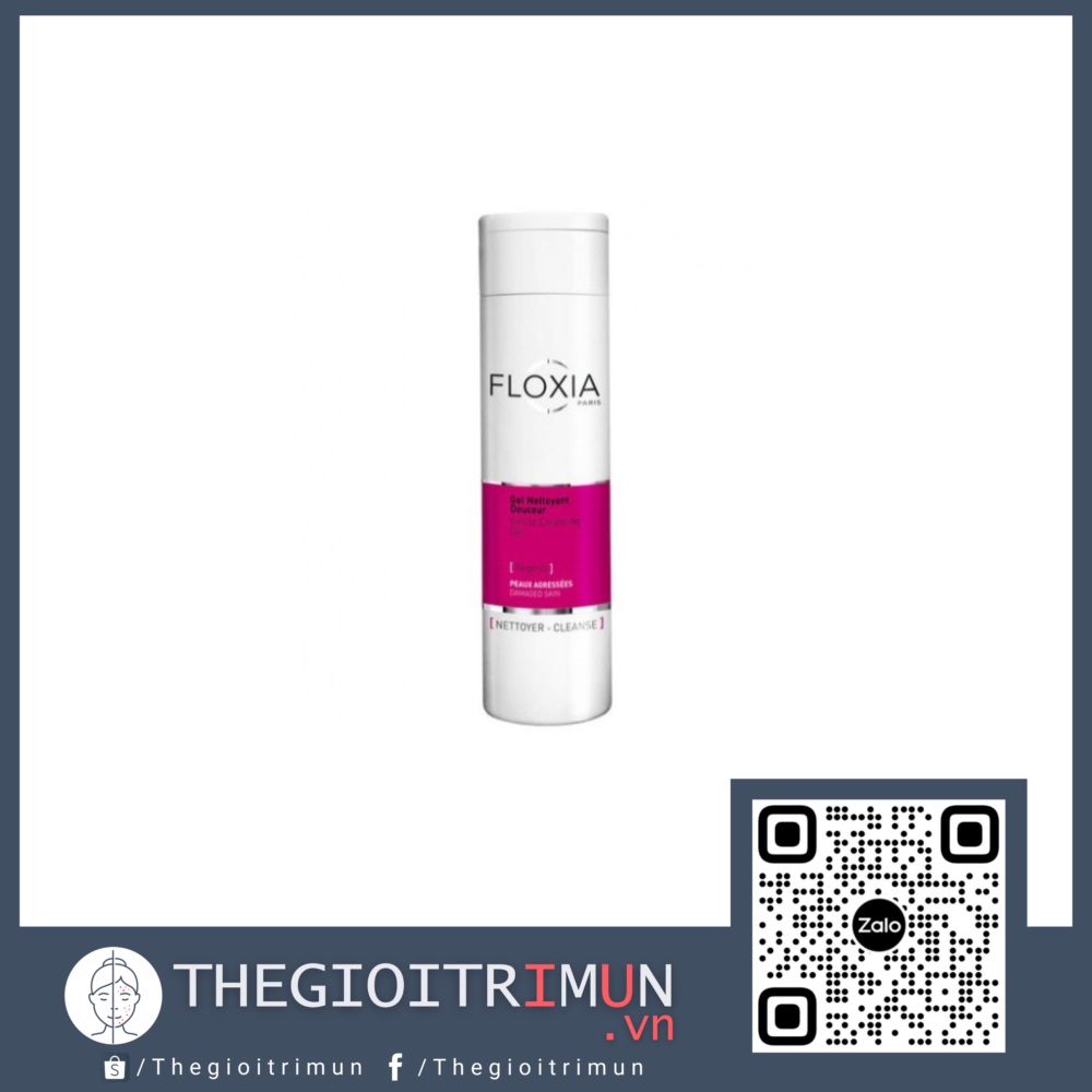 Sữa rửa mặt Floxia Regenia Gentle Cleansing Gel dành cho da nhạy cảm