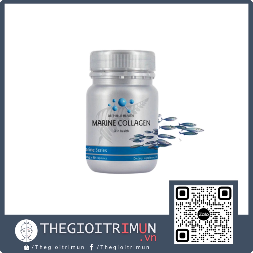 Viên uống collagen Deep Blue Health Marine Collagen 30 viên
