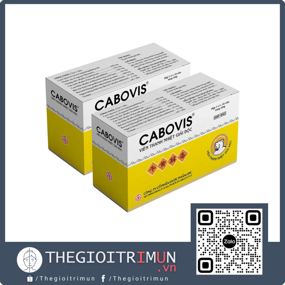 Cabovis® Viên Thanh Nhiệt Giải Độc