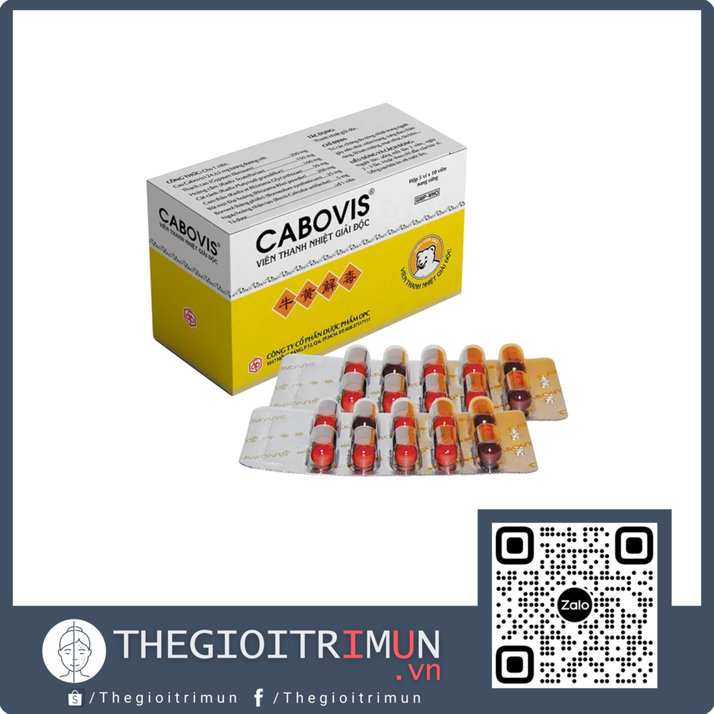 Cabovis® Viên Thanh Nhiệt Giải Độc