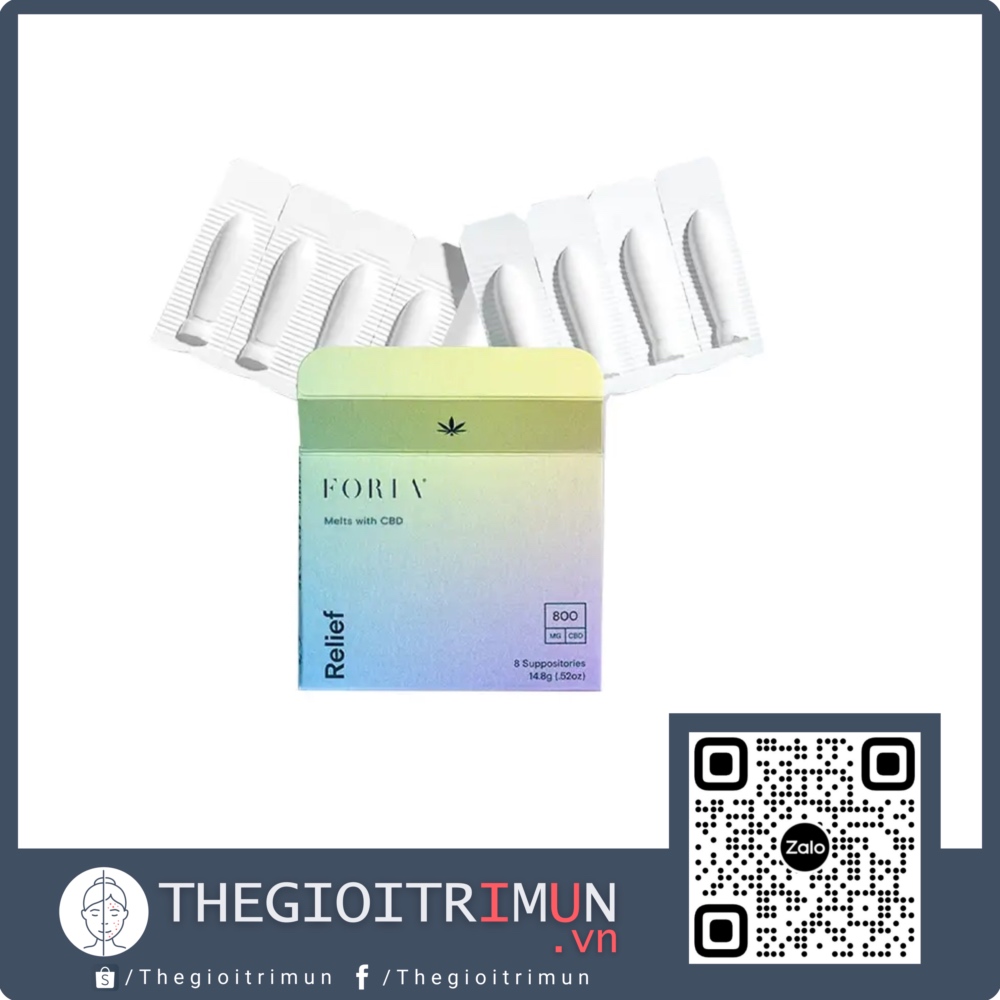 Viên đặt kích thích ham muốn FORIA Intimacy Melts with CBD (4 viên)