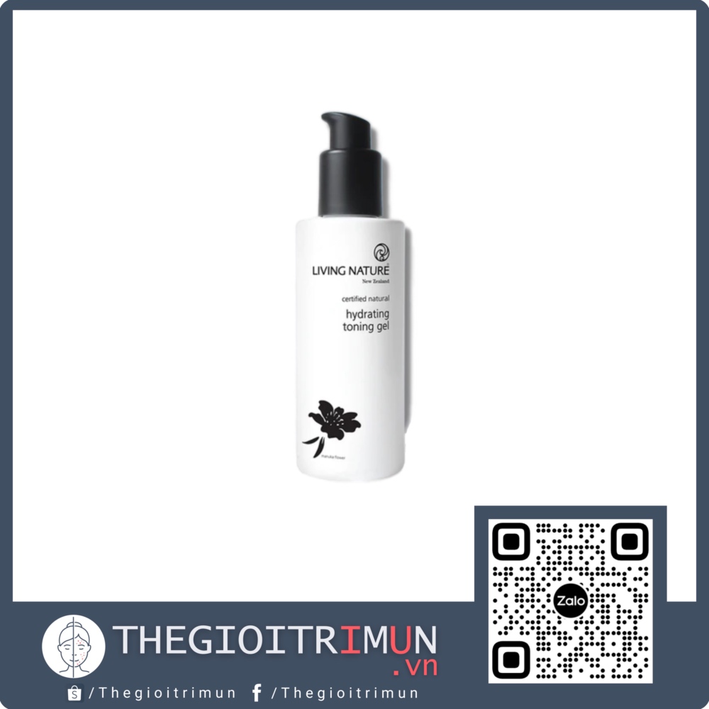 Toner cấp ẩm da dầu mụn Living Nature Hydrating Toning Gel 120ml