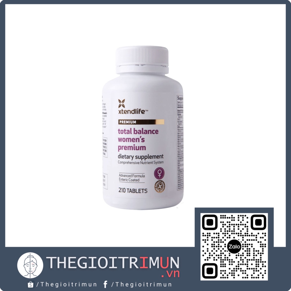 Viên bổ sung vitamin nâng cao dành cho phụ nữ Xtend-Life Total Balance Women’s Premium (210 viên)