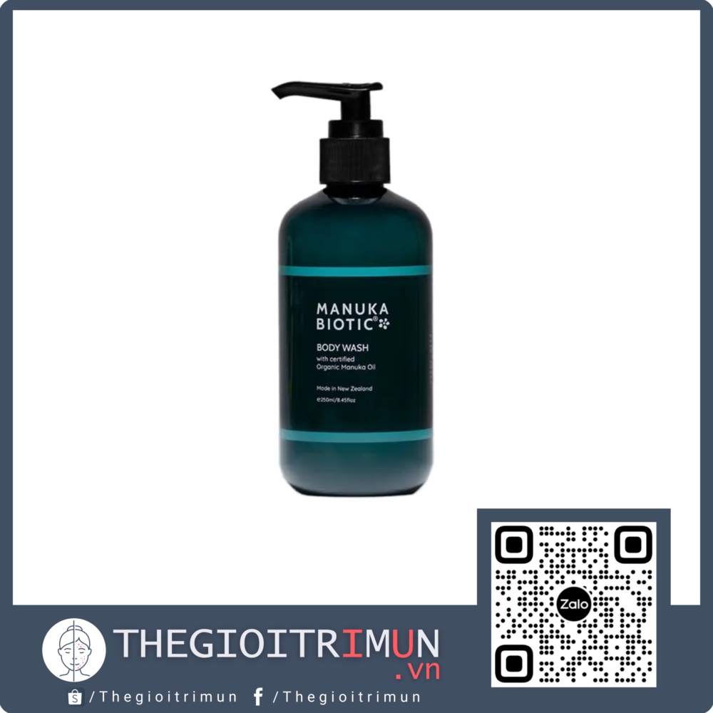 Sữa tắm dưỡng ẩm và làm dịu da Manuka Biotic Calming Body Wash 250ml