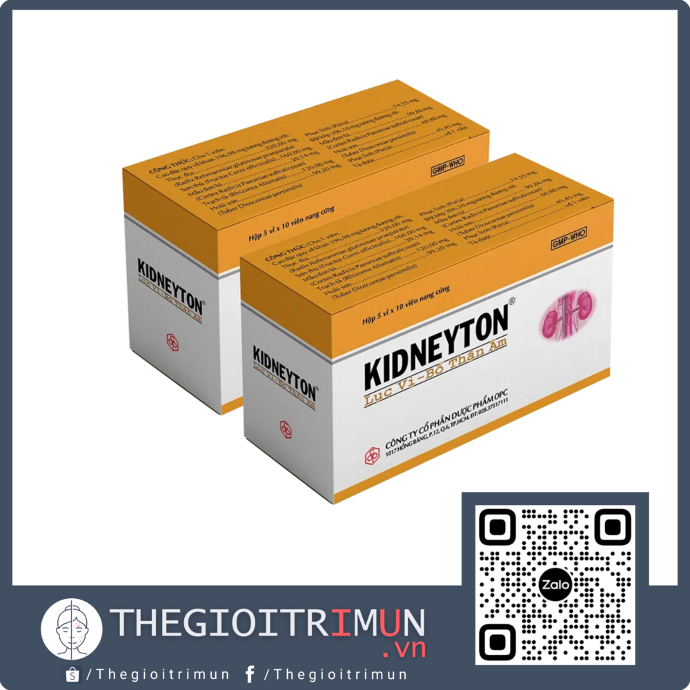 Thuốc Kidneyton OPC dùng cho người tinh huyết suy kém, thắt lưng đầu gối mỏi yếu