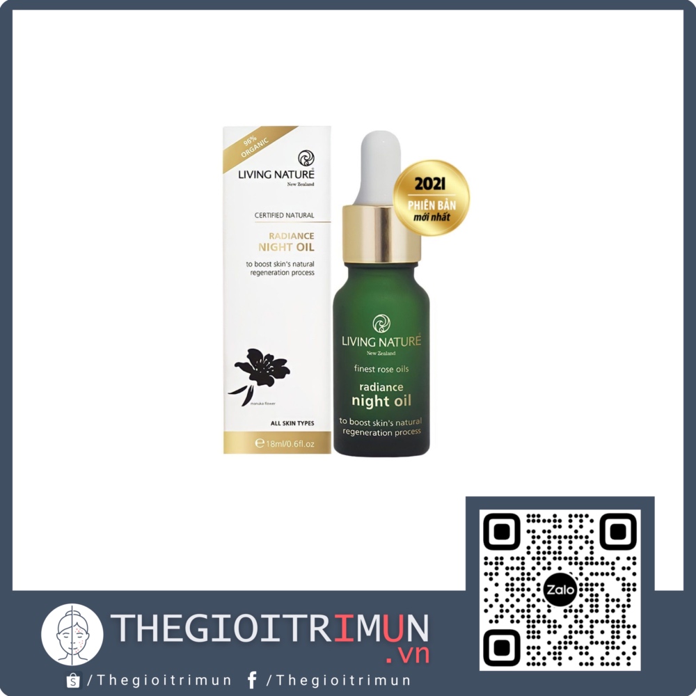 Tinh Chất Τrị Νám, Τrắng Da Living Nature Radiance Night Oil 18ml