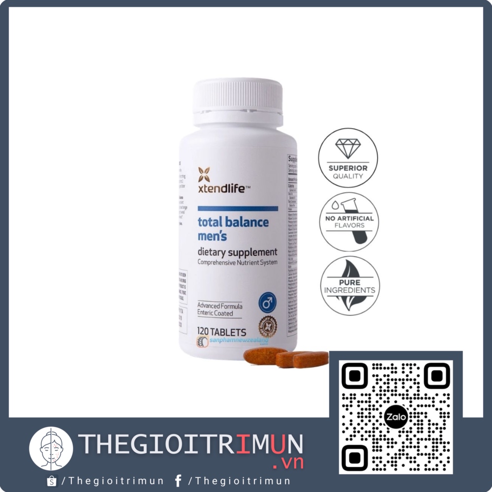 Viên Uống Vitamin Tổng Hợp Cho Nam Xtend-Life Total Balance Men’s (120v)