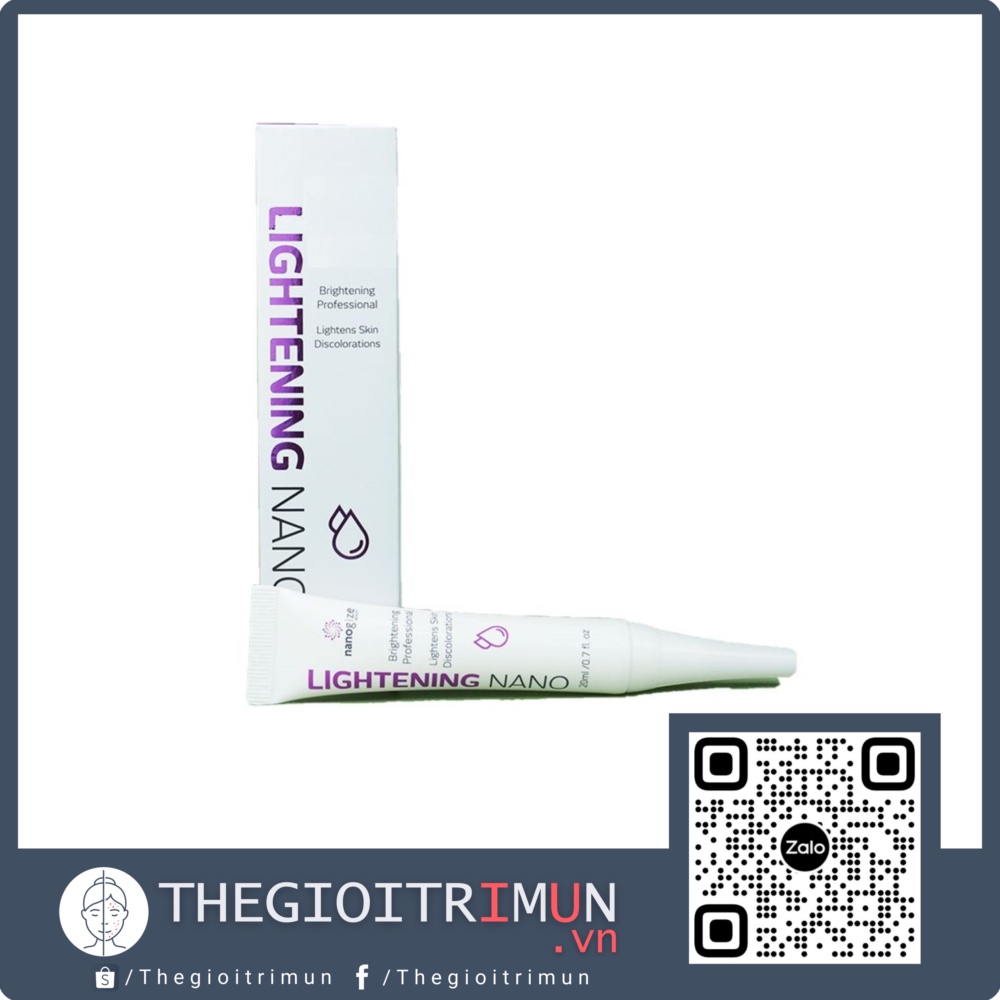 Serum giảm sạm nám, tàng nhang Nanogize Lightening Nano 20ml