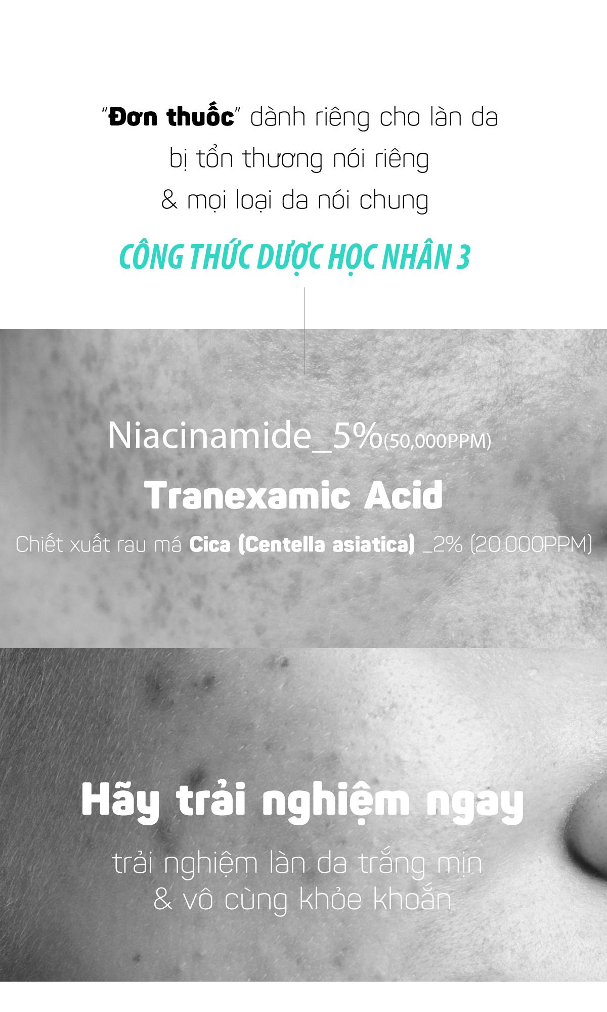 Kem dưỡng ẩm mờ nám tàn nhang, trắng sáng, cấp ẩm, làm dịu da nhạy cảm tinh chất rau má Anti-Melesma Centella Cream
