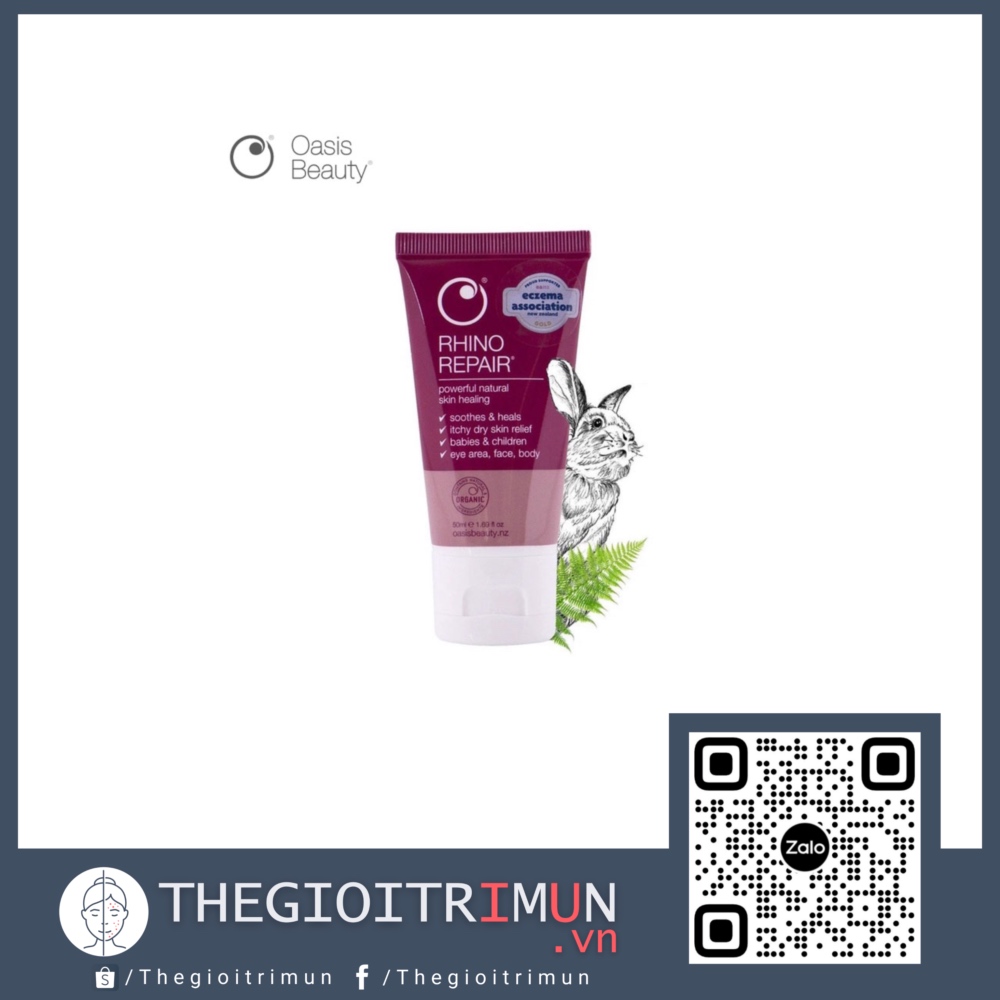 Kem Dưỡng Phục Hồi Da Oasis Rhino Repair Skin Healing Cream 50ml