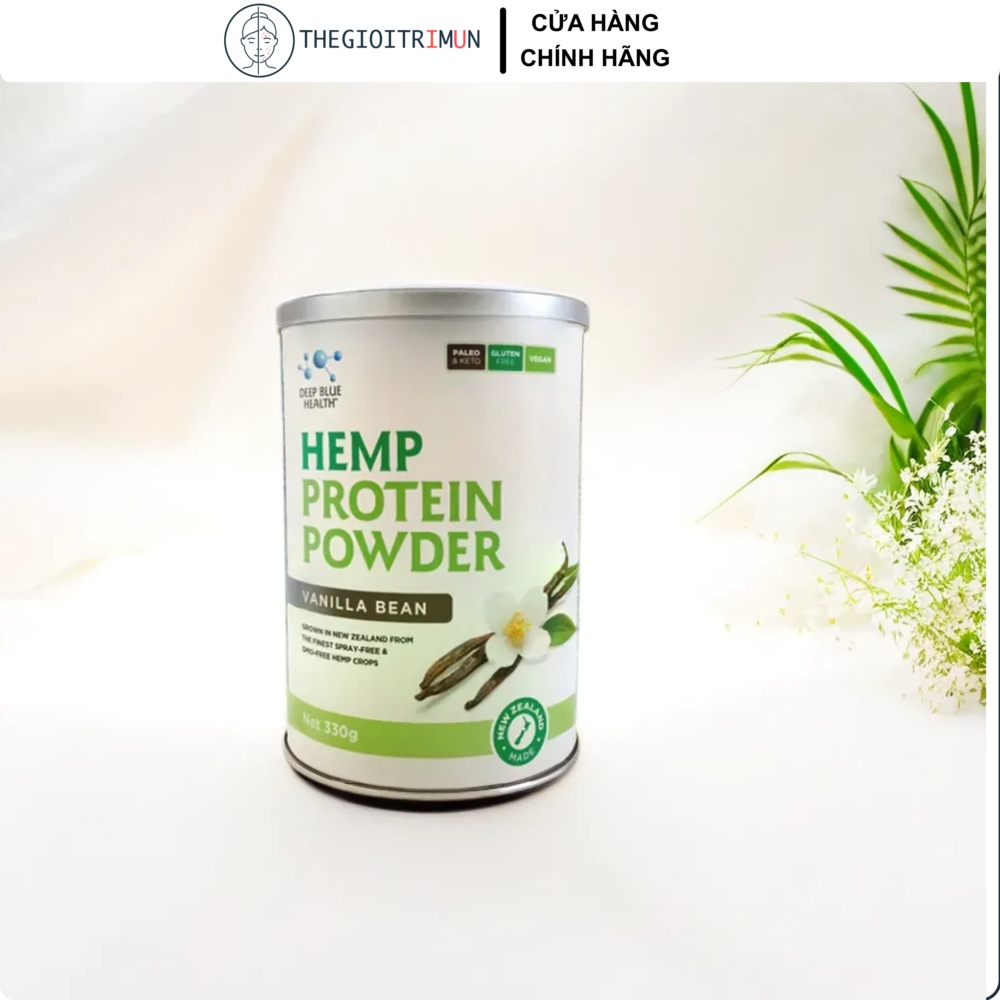 Bột đạm protein gai dầu Deep Blue Health Hemp Protein Powder (330gr)