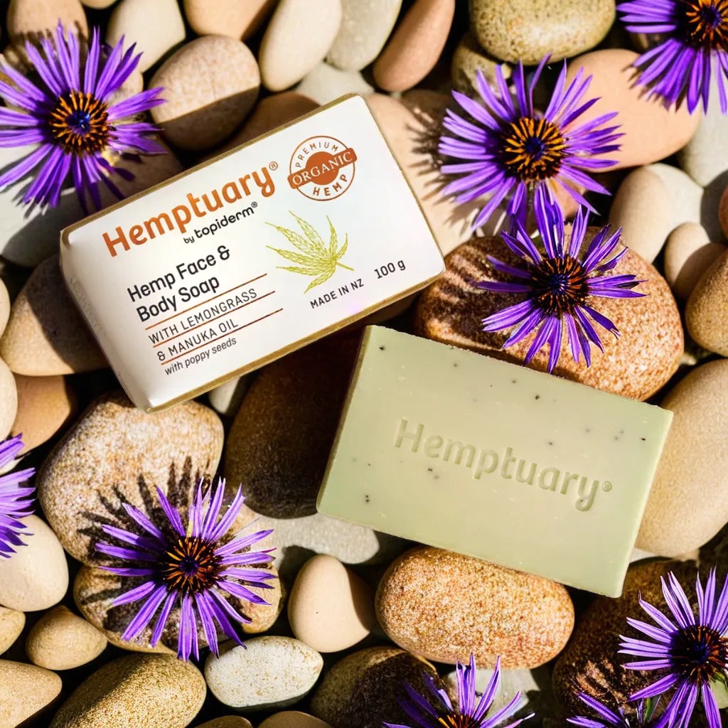Xà Phòng Rửa Mặt & Cơ Thể Từ Hạt Gai Dầu Hemptuary Face and Body Soap 100g