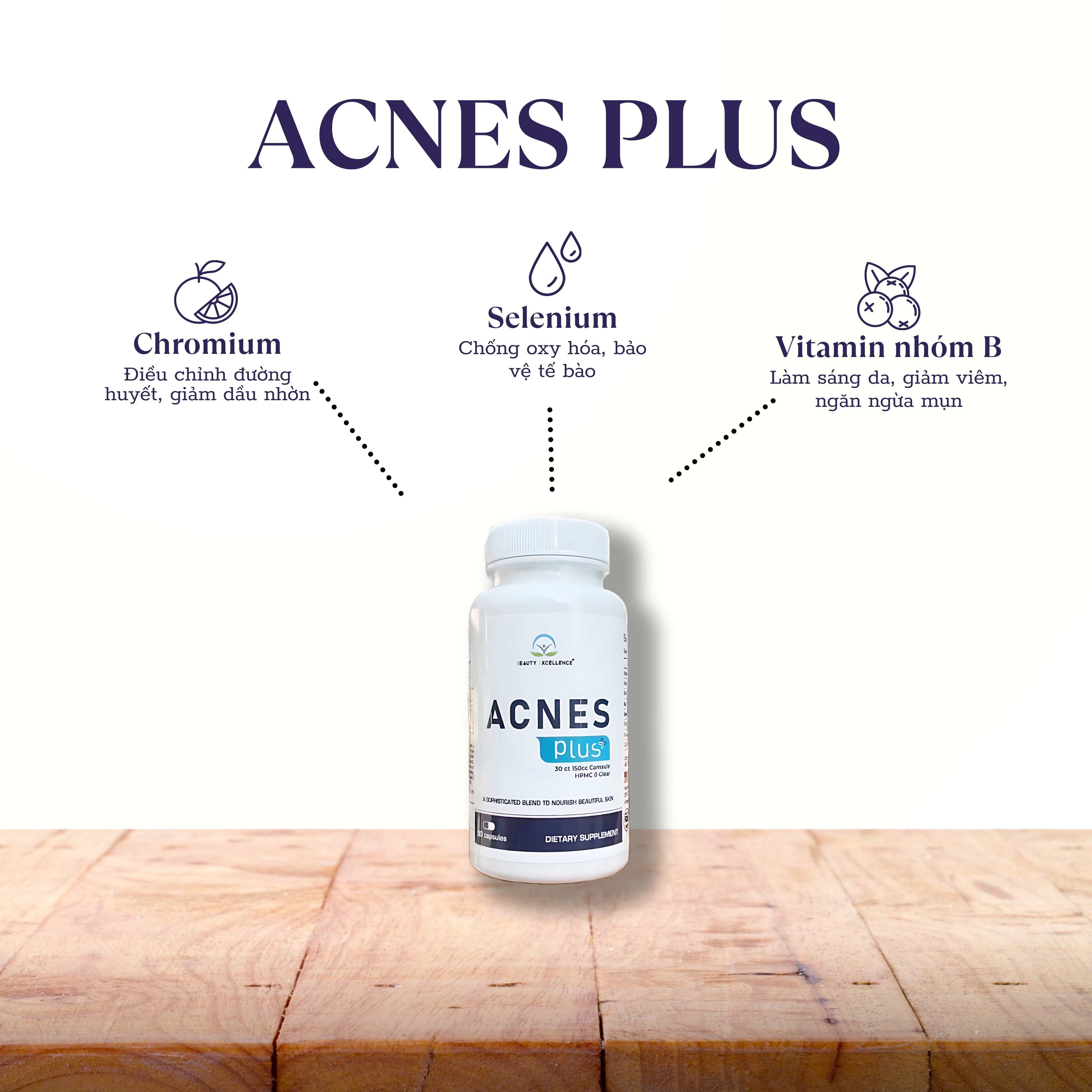 Acnes Plus - Viên uống hỗ trợ trị mụn