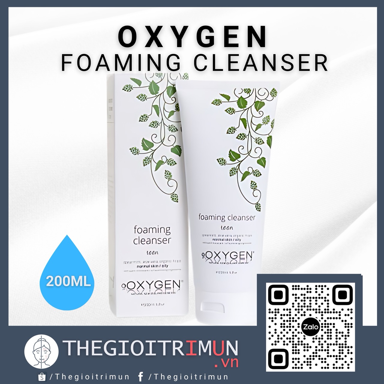 Gel giảm mụn mờ thâm OXYGEN Blemish Acne Gel 10ml