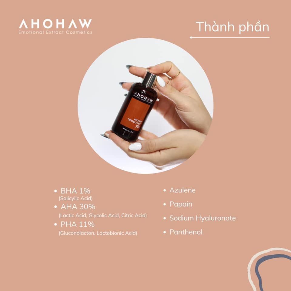 Ahohaw Triangle Peel da PB - Dành cho da mụn - 80ml