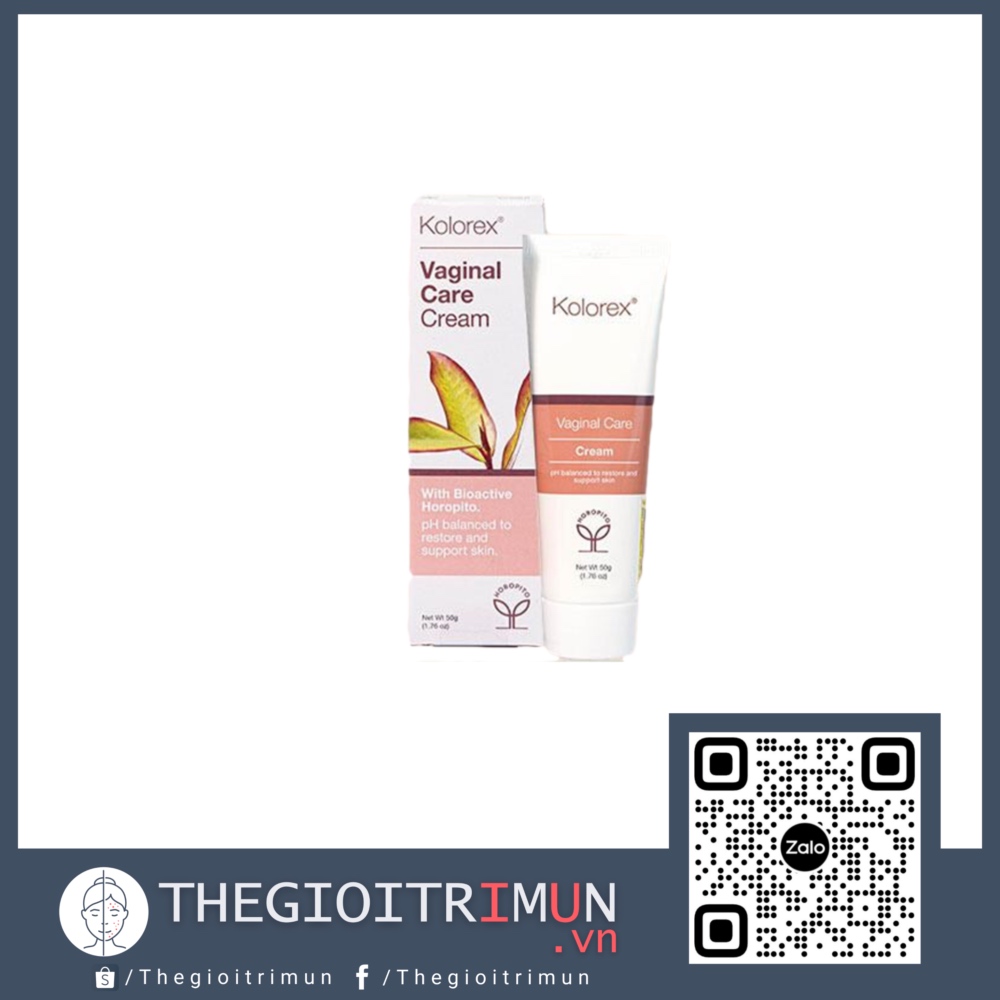 Kem Trị Nấm Ngứa Vùng Kín Kolorex Intimate Care Cream 50g