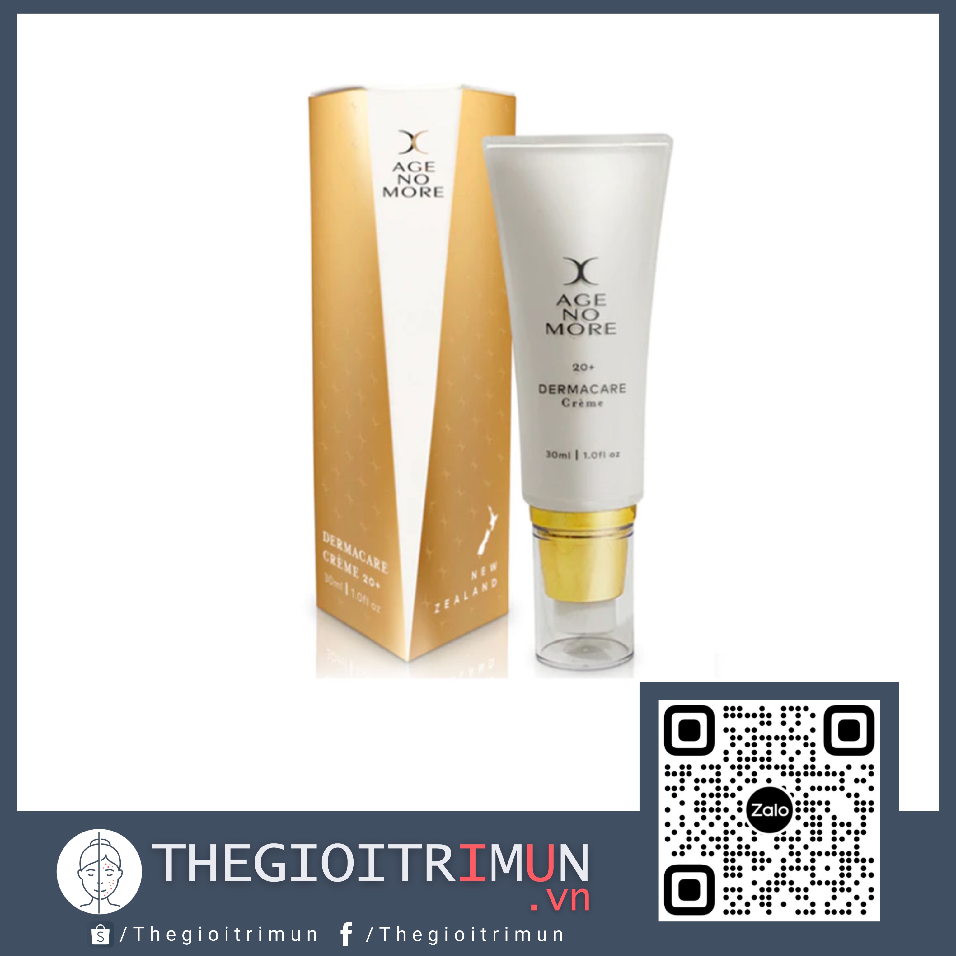 Kem phục hồi da Age No More Dermacare Creme 30ml