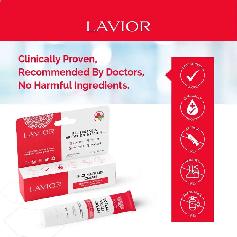 Kem giảm chàm, ngứa LAVIOR Eczema Relief Cream 15ml