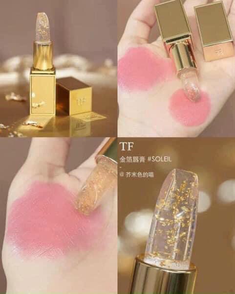 Son Dưỡng Tom Ford 24k Gold Z09 Soleil Lip Blush 3g Màu Hồng Phấn