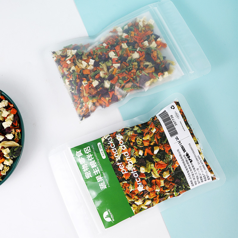 TAOTAOPETS (100g) Rau Củ Sấy Khô Cung Cấp Dinh Dưỡng Cho Chó Mèo