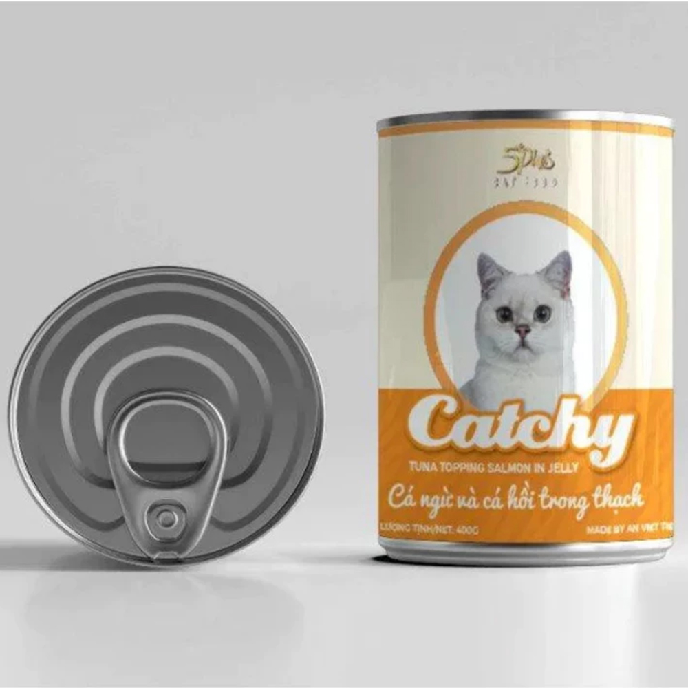 Pate Mèo Catchy Nhiều Vị Lon 400g
