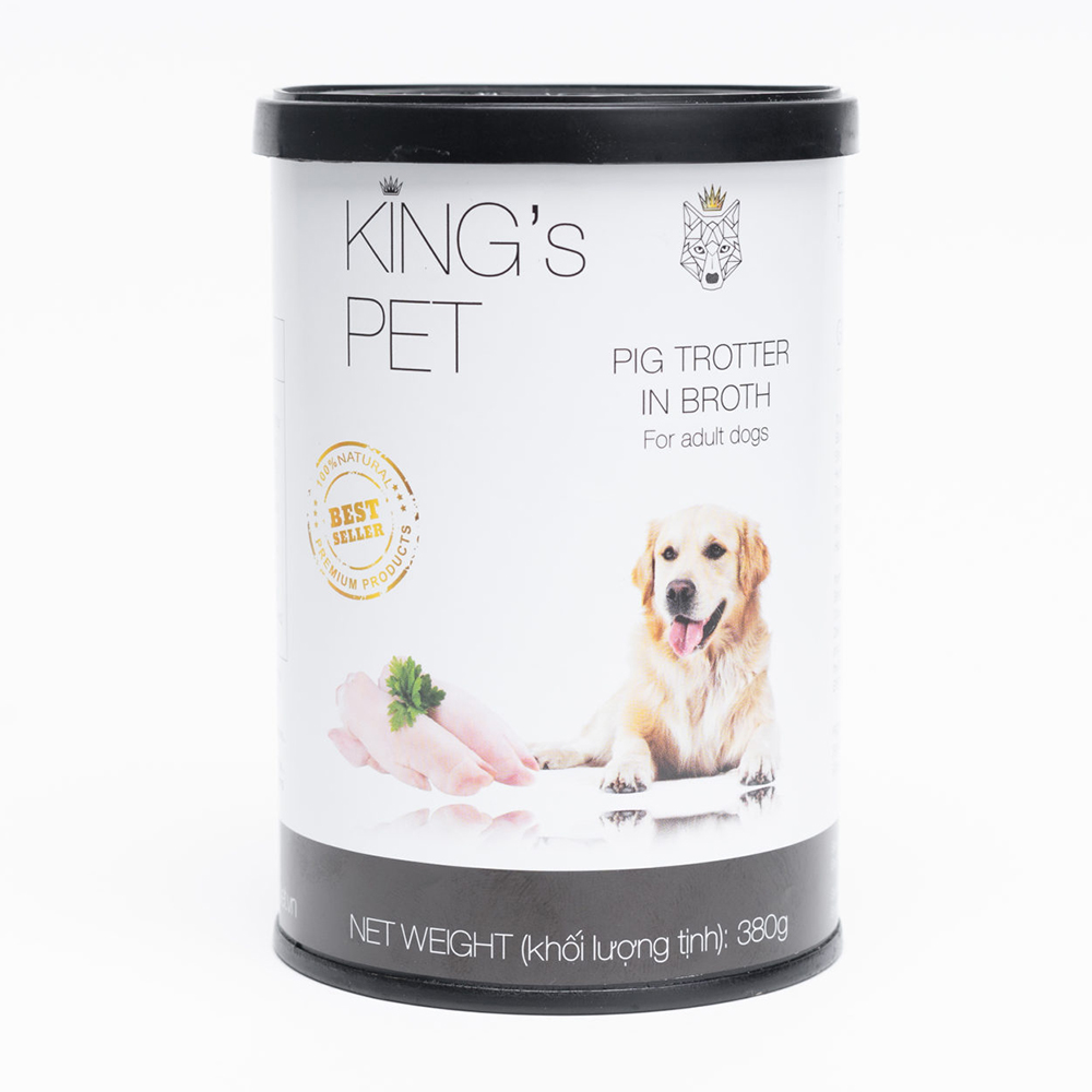KINGS PET (380g) Pate Lon KING'S PET Pate Tươi Dành Cho Chó Mèo