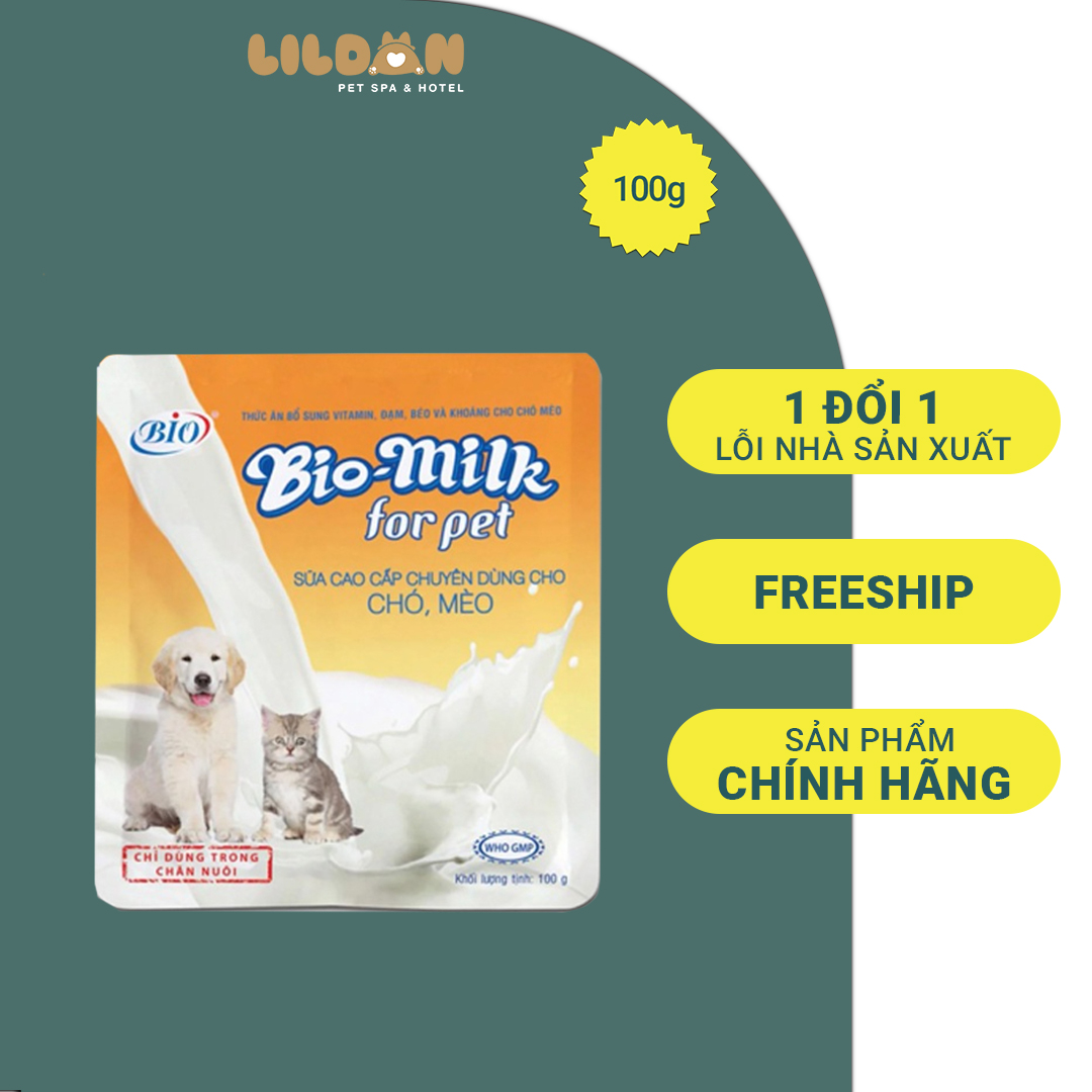 BIO MILK Sữa Dành Cho Thú Cưng Gói 100g