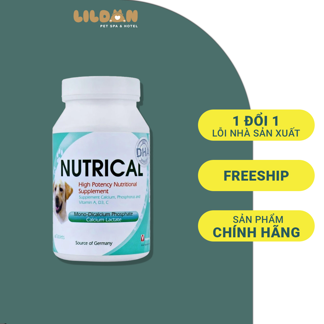NUTRICAL Viên Bổ Sung Canxi Và Khoáng Cho Chó Mèo