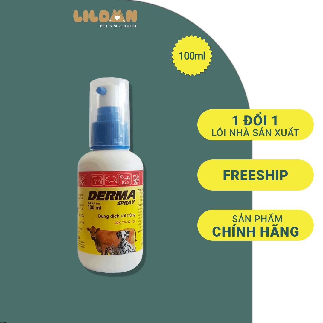 DERMA Spray - Thuốc Xịt Sát Trùng Vết Thương