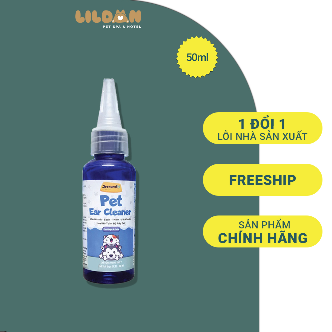DENSENTO Pet Ear Cleaner - Dung Dịch Làm Sạch Tai Cho Chó Mèo