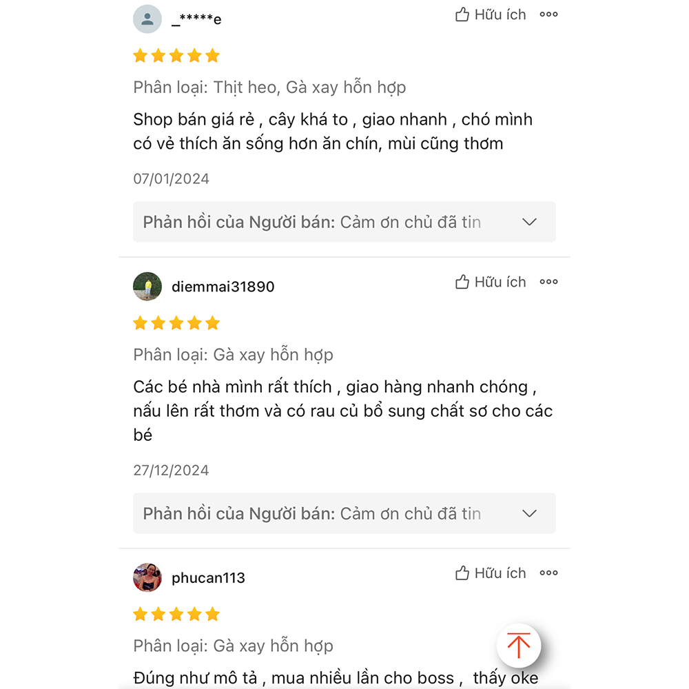 Raw Food - BOSS 800g - Thực phẩm tươi dành cho cún nhiều loại